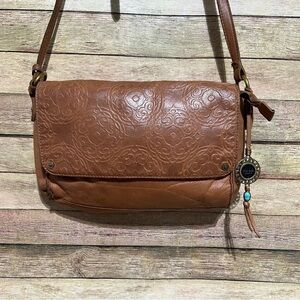 The Sak Brown Leather Crossbody